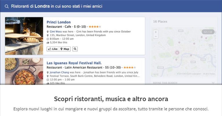 Come ottenere il massimo da Facebook Graph Search