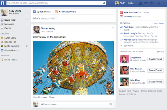 facebook-nuovo news feed