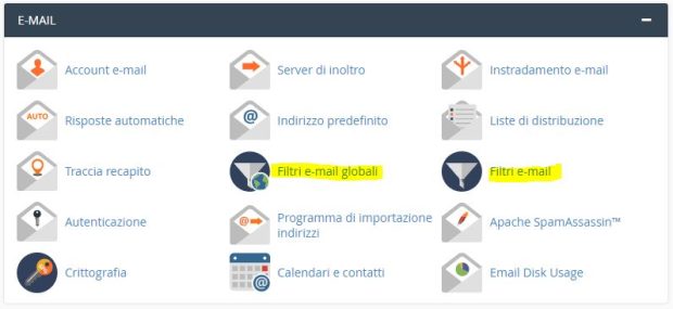 RegEx su cPanel