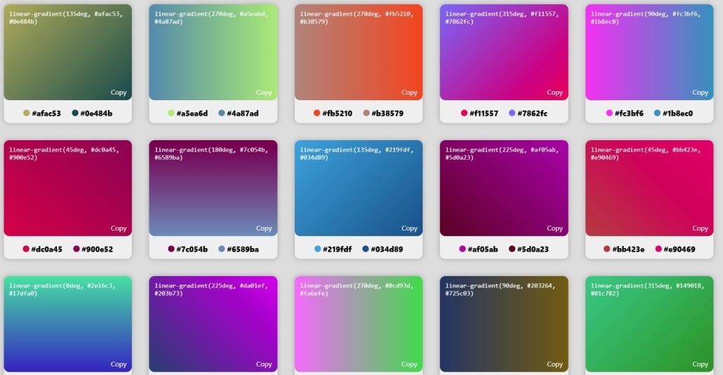 Esplora come utilizzare i colori gradienti per creare una landing page accattivante e armoniosa.