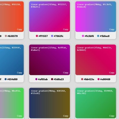 Esplora come utilizzare i colori gradienti per creare una landing page accattivante e armoniosa.